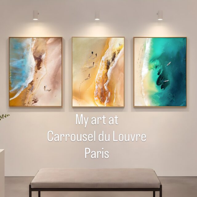 I’m delighted to share that I’ll soon be taking part in the autumn edition of Art Shopping at the Carrousel du Louvre in Paris, from 23–25 October 2026. @artshoppingofficiel 

I’ll be participating as an independent artist with my own booth, D65.

Preparations are in full swing, with long hours into the evening and the constant balancing act between family, clients and art. ✨

I’ll be presenting an entirely new series, inspired by a sense of freedom and seeing the world from above.

Come and meet me, and let’s talk about art! 🎨

24–25 October 2026 — free admission.

Opening night: 23 October, 20:00–23:00
Admission to the opening is by invitation only. Message me if you’d like to receive an invitation.