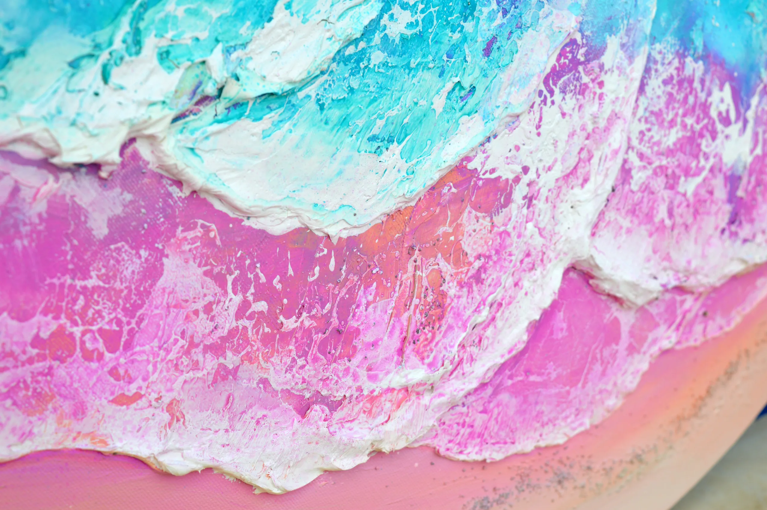 Ocean Paradise - Seascape Painting 60 cm diameter - Image 8